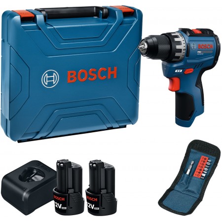 BOSCH GSR12V-31 PROFESSIONAL Wiertarko-wkrętarka, 2x 12V/2,0Ah, walizka 06019S6003 BOSCH GSR12V-31 PROFESSIONAL Wiertarko-wkrętarka, 2x 12V/2,0Ah, walizka 06019S6003
