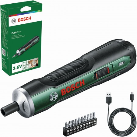 BOSCH PushDrive Wkrętarka akumulatorowa 06039C6002