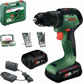 BOSCH PSB18V-60 Aku wiertarko-wkrętarki udarowe, 2x2,5Ah, Walizka 06039D7304