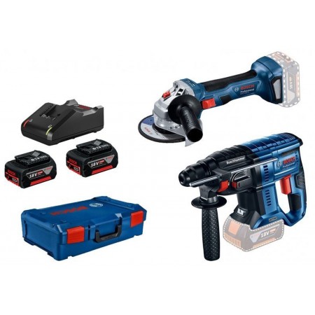 BOSCH GBH 180-LI + GWS 180-LI + 2x4.0 Ah, GAL 18V-40, XL-BOXX 0615990N05 BOSCH GBH 180-LI + GWS 180-LI + 2x4.0 Ah, GAL 18V-40, XL-BOXX 0615990N05
