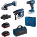 BOSCH GSR 185-LI+GWS 180-LI + GBH 180-LI + 2×GBA 4,0 Ah 0615990N1Y