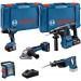 BOSCH GSB+GBH+GWS+GSA+GL+3×5+GAL PROFESSIONAL Zestaw 5 narzędzi 18 V 0615A5007S