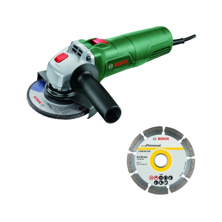 BOSCH UniversalGrind 750-125 Szlifierka kątowa + tarcza 0615A5009E BOSCH UniversalGrind 750-125 Szlifierka kątowa + tarcza 0615A5009E