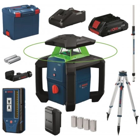 BOSCH GRL18V-3-31G+BT170+GR240 PROFESSIONAL Laser obrotowy 0615A500DG BOSCH GRL18V-3-31G+BT170+GR240 PROFESSIONAL Laser obrotowy 0615A500DG