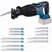 BOSCH GSA 18V-28 PROFESSIONAL + 25-częściowy zestaw brzeszczotów 0615V0003G