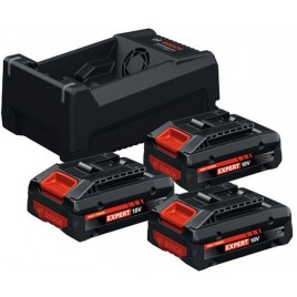 BOSCH PROFESSIONAL Zestaw startowy 3x EXBA18V-40 + GAL 12V/18V-80 0615V0005X BOSCH PROFESSIONAL Zestaw startowy 3x EXBA18V-40 + GAL 12V/18V-80 0615V0005X