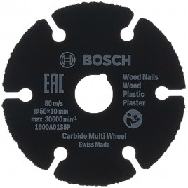 Bosch Tarcza tnąca Carbide Multi Wheel 1600A01S5X
