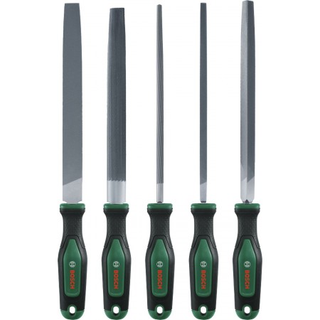 BOSCH Zestaw pilników 200 mm 5 szt. 1600A02ZB0