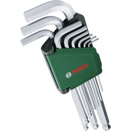 BOSCH 9-częściowy zestaw kluczy sześciokątnych 1600A032V1