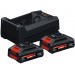 BOSCH Expert 2 akumulatory EXBA18V-40 + ładowarka GAL12V/18V-80 1600A0373J