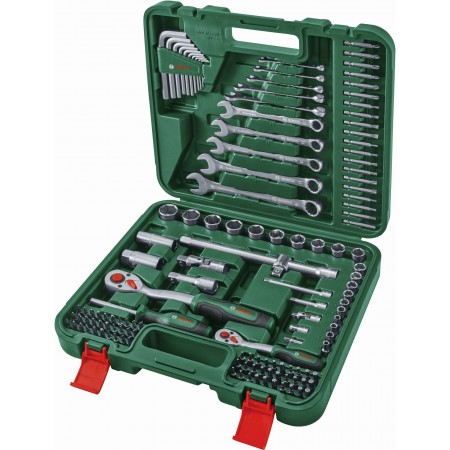 BOSCH 134-częściowy zestaw narzędzi 1600A039J0 BOSCH 134-częściowy zestaw narzędzi 1600A039J0