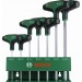 BOSCH 7-częściowy zestaw wkrętaków imbusowych z uchwytem w kształcie litery T 1600A039J1