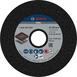 BOSCH Ściernica tarczowa do metalu PRO Metal Grinding Wheel, 100x27x20 mm, G24 1608600059