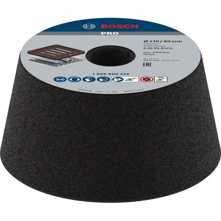 BOSCH Pokrywa szlifierska stożkowa do metalu PRO Metal Conical Cup Wheel 1608600234