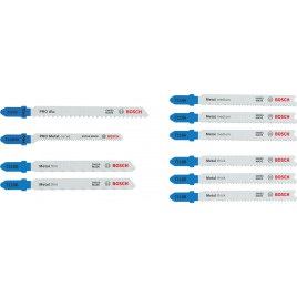 BOSCH Zestaw brzeszczotów do wyrzynarki do metalu, 10 szt. 2607012070