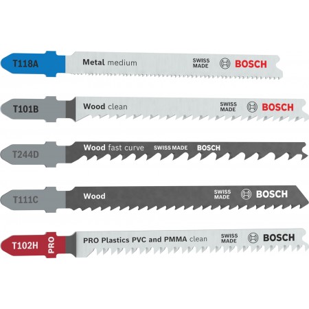 BOSCH Stichsägeblatt Set Multi Material, 5-tlg. 2607012075 BOSCH Stichsägeblatt Set Multi Material, 5-tlg. 2607012075