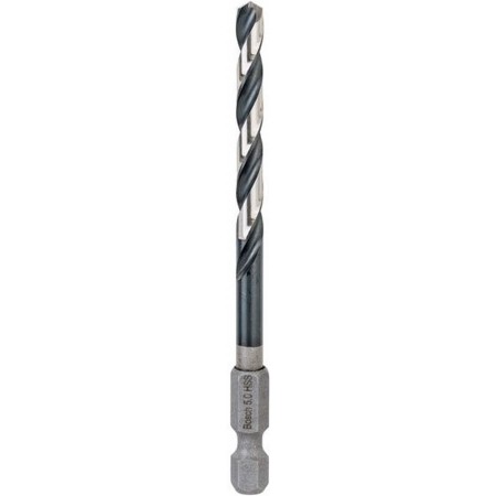 BOSCH Wiertło spiralne HSS 5,0 mm, z chwytem sześciokątnym 2608577056