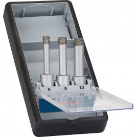 BOSCH Zestaw wierteł do ceramiki PRO Ceramic dry Drill Bit Set, 3 szt. 2608587145