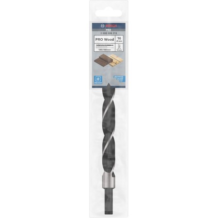 BOSCH Wiertło do drewna standardowe spiralne 16 x 100 x 160 mm, d 10 mm 2608596313 BOSCH Wiertło do drewna standardowe spiralne 16 x 100 x 160 mm, d 10 mm 2608596313