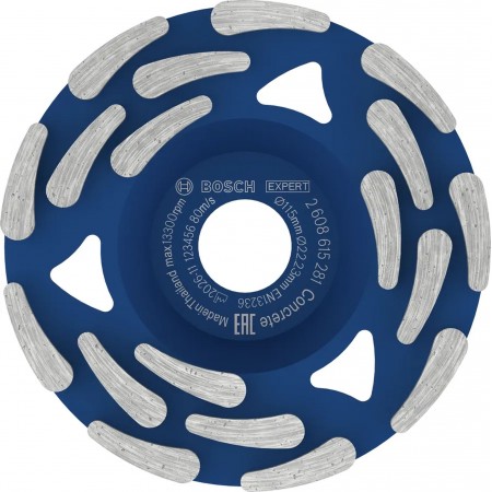 BOSCH Diamentowa tarcza garnkowa EXPERT Concrete 115 × 22,23 × 5 mm 2608615281 BOSCH Diamentowa tarcza garnkowa EXPERT Concrete 115 × 22,23 × 5 mm 2608615281