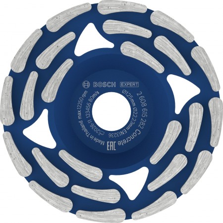 BOSCH Diamentowa tarcza garnkowa EXPERT Concrete 125 × 22,23 × 5 mm 2608615282 BOSCH Diamentowa tarcza garnkowa EXPERT Concrete 125 × 22,23 × 5 mm 2608615282