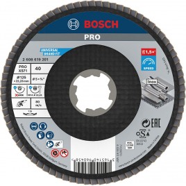 BOSCH Tarcza listkowa PRO X571, kątowa, 125 mm, G40, X-Lock 2608619201