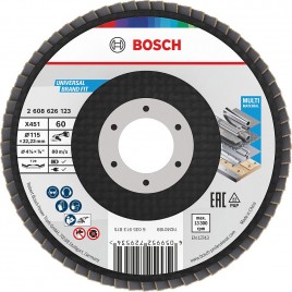 BOSCH Tarcza listkowa X451, 115 × 22,23 mm, G60, T29, 2608626123