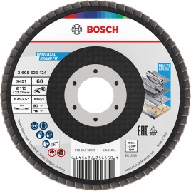 BOSCH Tarcza listkowa X451, 115 × 22,23 mm, G60, T29, 15 ks 2608626168