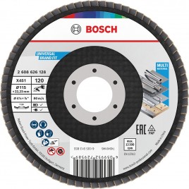 BOSCH Tarcza listkowa X451, 115 × 22,23 mm, G120, T29, 15 ks 2608626170