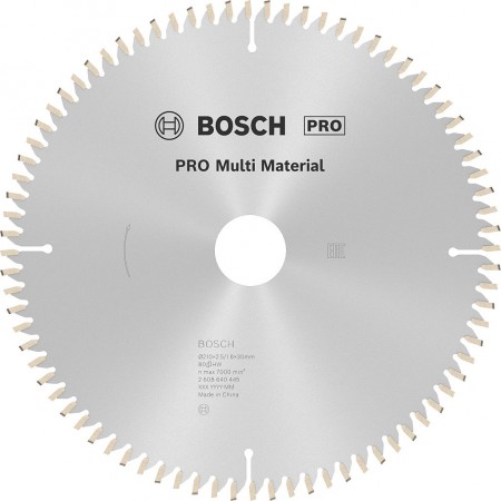 BOSCH Tarcza pilarska PRO Multi Material, 210 x 30 x 2,5 mm 2608640445