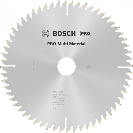 BOSCH Tarcza pilarska PRO Multi Material, 216 × 2,5 × 30 mm, T60 2608640446
