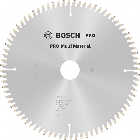 BOSCH Tarcza pilarska PRO Multi Material, 216 × 2,5 × 30 mm, T80 2608640447