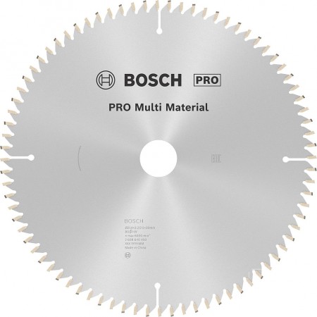BOSCH Tarcza pilarska PRO Multi Material, 254 x 30 x 3,2 mm, 80, 2608640450