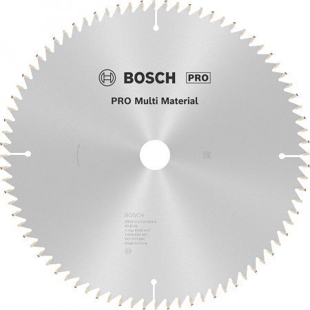 BOSCH Tarcza pilarska PRO Multi Material, 305 × 3,2 × 30 mm, T80 2608640452