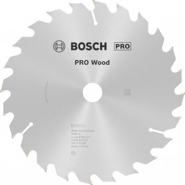 BOSCH Tarcza pilarska PRO Wood, 190 × 2,6 × 20 mm, T24 2608640612