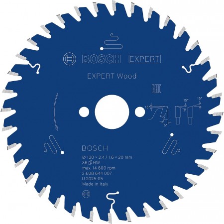 BOSCH Tarcza pilarska Expert for Wood 130 x 20 x 2,4 mm, 36 2608644007