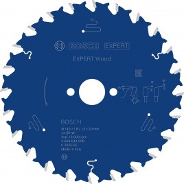 BOSCH Tarcza pilarska EXPERT Wood, 140 × 1,8 / 1,3 × 20 mm, T24 2608644008