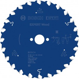 BOSCH Tarcza pilarska EXPERT Wood, 160 × 2,2 / 1,6 × 20 mm, T24 2608644016