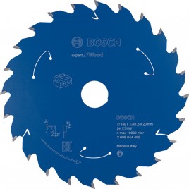BOSCH Ostrze do piły tarczowej bezprzewodowej for Wood 140x20x1,8/1,3x24T 2608644499