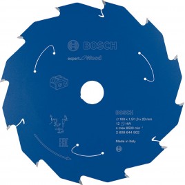 BOSCH Ostrze do piły tarczowej bezprzewodowej Expert for Wood 160x20x1,5/1x12T 2608644502