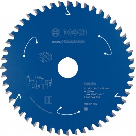 BOSCH Tarcza pilarska Expert for Aluminium 136×20×1,6/1×48T 2608644535