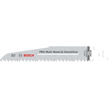 BOSCH Brzeszczot PRO Multi Material Demolition S610VF Blade,1,6 x 22 x 150 mm, 260865760