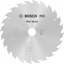 BOSCH Tarcza pilarska PRO Wood cordless 160x20/15,875x1,5/1,0x24T 2608837676