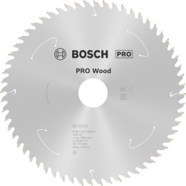 BOSCH Tarcza pilarska PRO Wood cordless 190x30/20x1,6/1,1x60T 2608837711