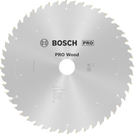 BOSCH Tarcza pilarska PRO Wood cordless 250x30x2,2/1,6x48T 2608837728