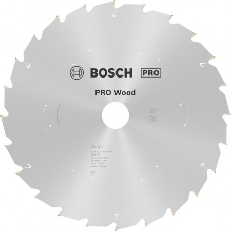 BOSCH Tarcza pilarska PRO Wood cordless 254X2.2/1.6X30X24T 2608842237