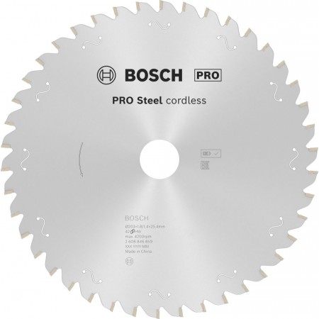 BOSCH Tarcza pilarska PRO Steel cordless, 203 × 1,8 × 25,4 mm 2608846859