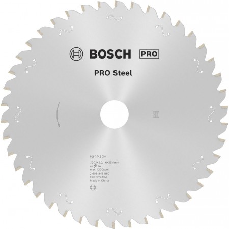 BOSCH Tarcza pilarska PRO Steel corded, 203 × 2 × 25,4 mm 2608846860