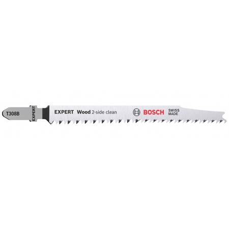 BOSCH Brzeszczoty do wyrzynarek EXPERT ‘Wood 2-side clean’ T 308 B 2 szt 2608901711