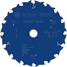 BOSCH Tarcza pilarska Expert for Wood 168 × 1,8/1,2 × 20 mm, T16 2608901874